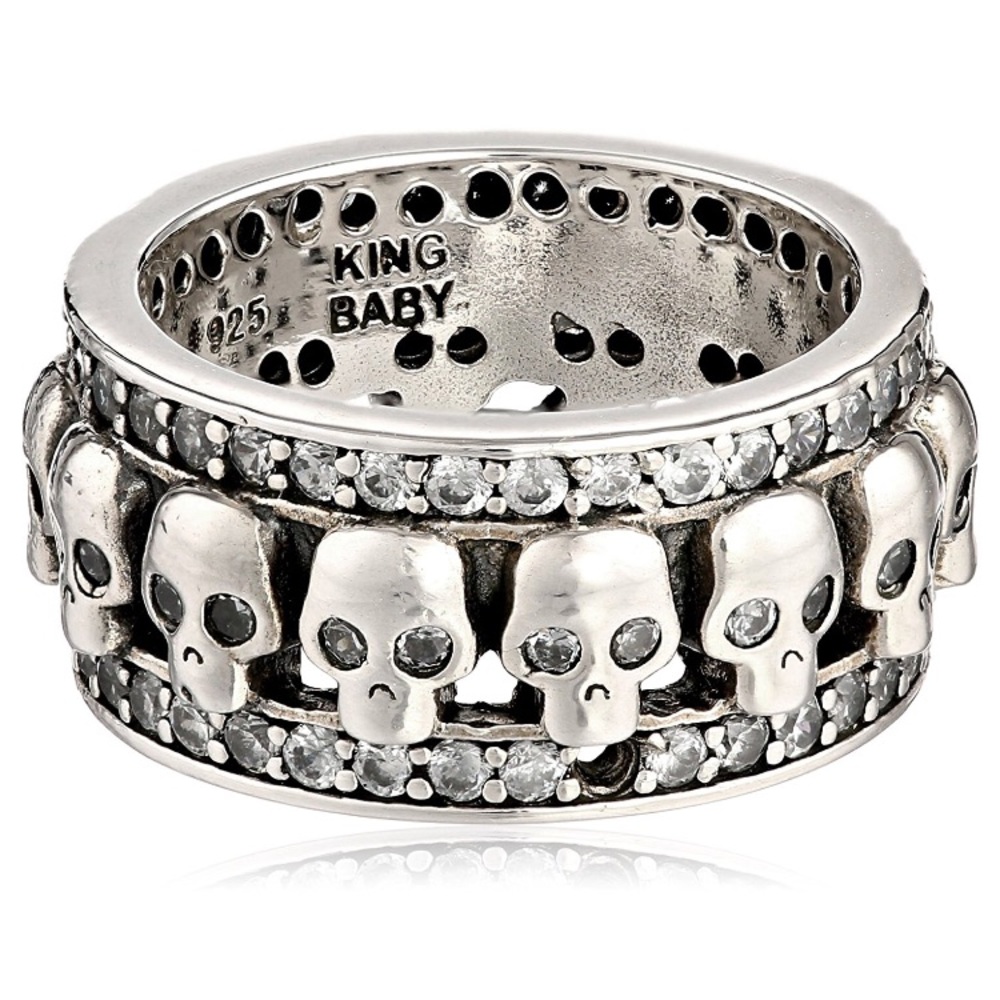 ❌Sold❌ King Baby 925 Sterling Silver Skull Ring